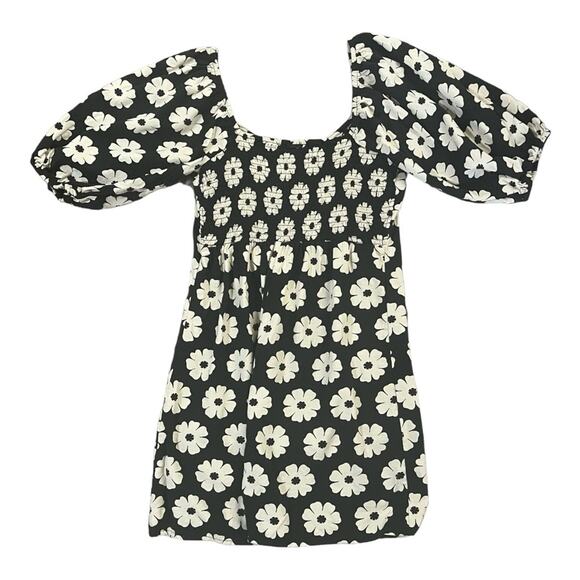 Billabong Hawaiian Dress Smocking Black Size Medium - Picture 2 of 4